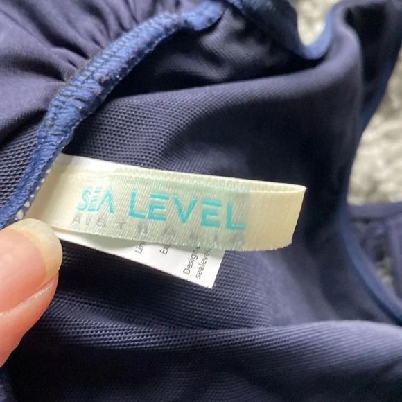 Sea Level Australia Navy one piece bathing suit US size 10 - Picture 8 of 10